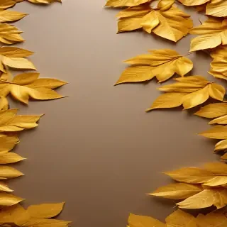 golden leaves background