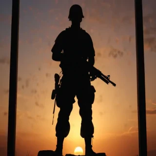 soldier silhouette