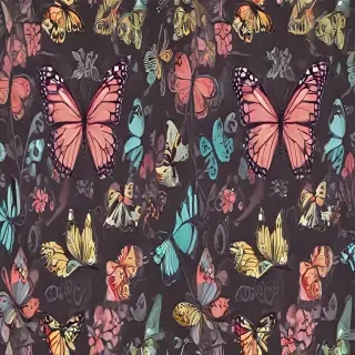 butterfly wall paper