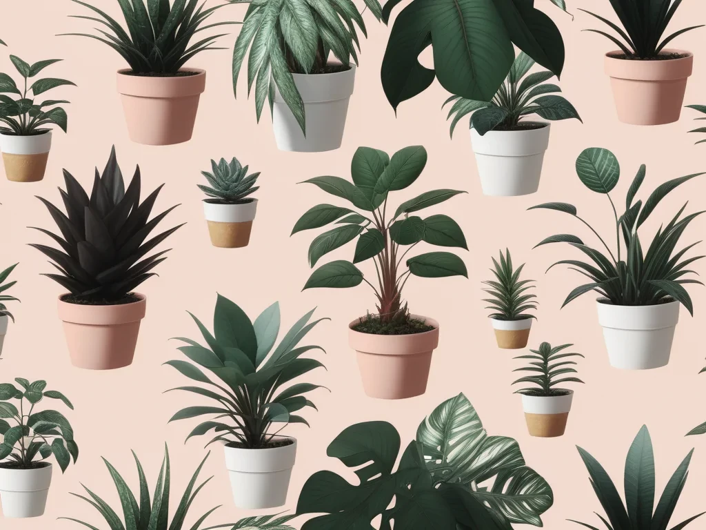 aesthetic plants background
