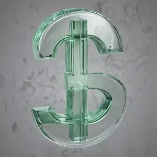 transparent dollar sign