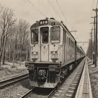 train drawing