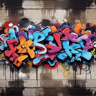 graffiti art background