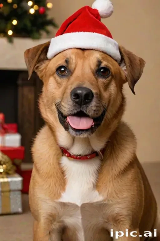 dog christmas photos