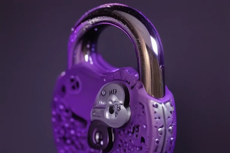 purple lock screen