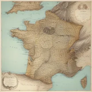 map of france