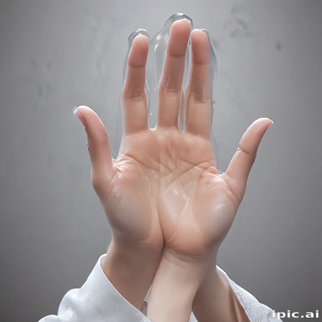 transparent prayer hands