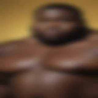 black fat man