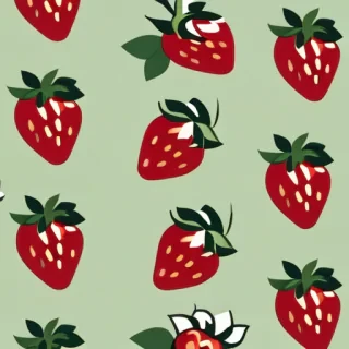 strawberry phone background