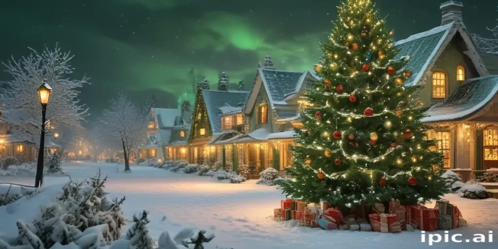 green christmas wallpaper