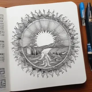 sun doodle