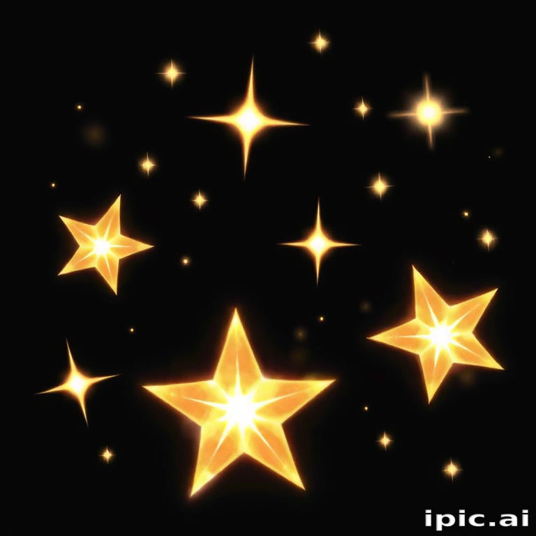 sparkling stars png