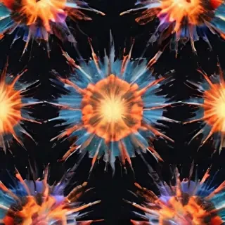 transparent explosion