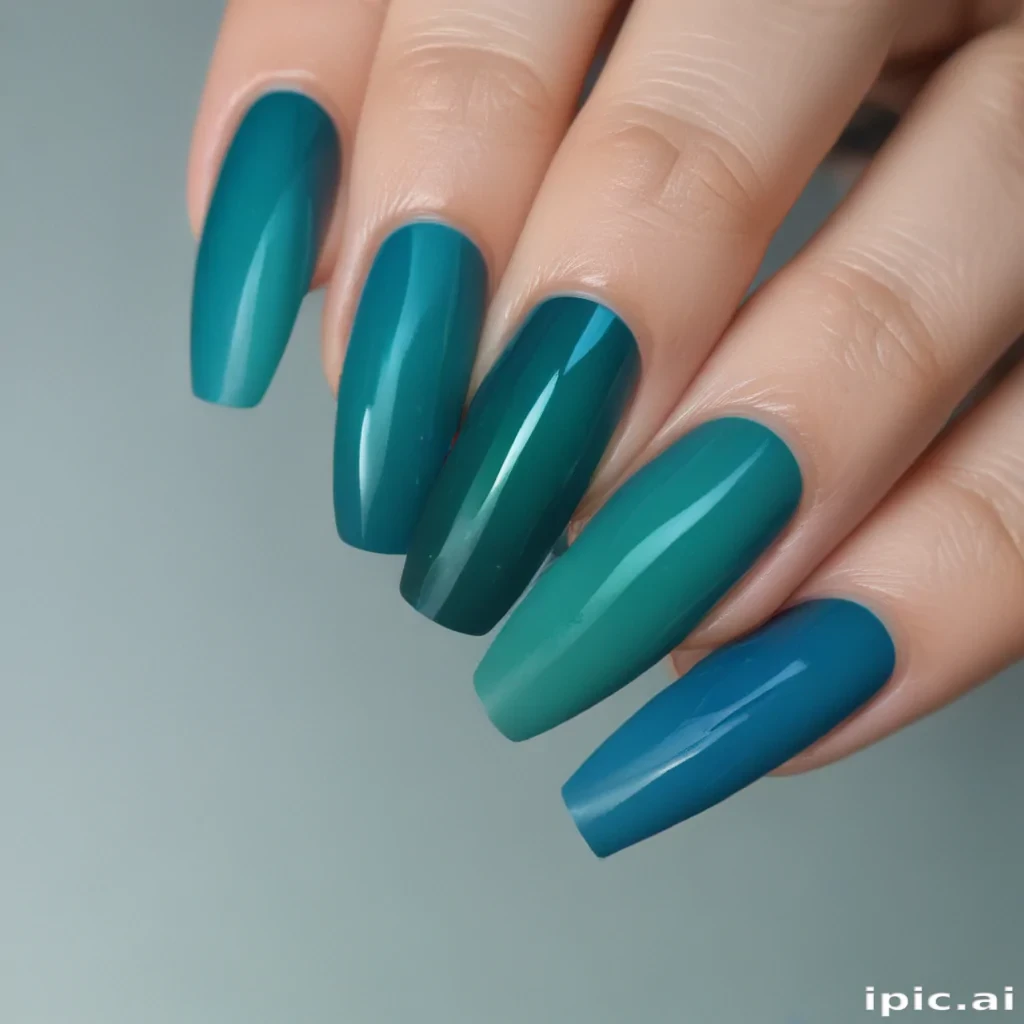 blue green gradient