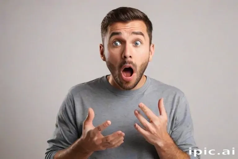 shocked man