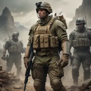 soldiers drawing