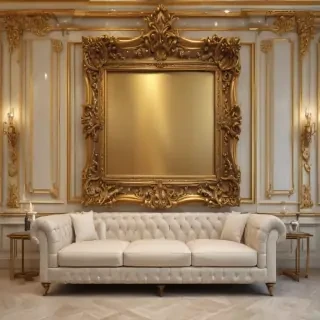 fancy gold frame