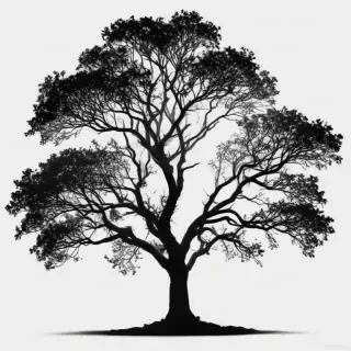 tree png silhouette