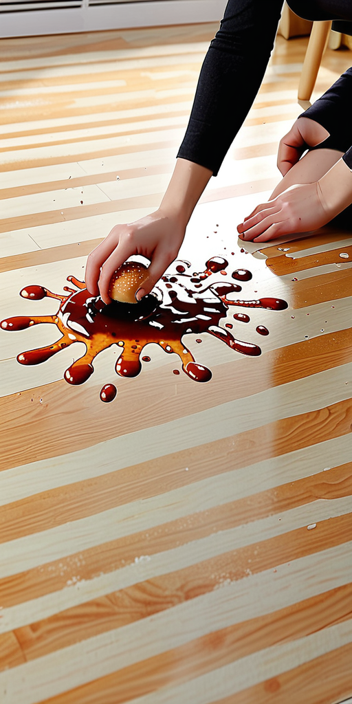 place subject to food stains