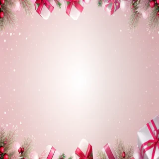 cute pink christmas background