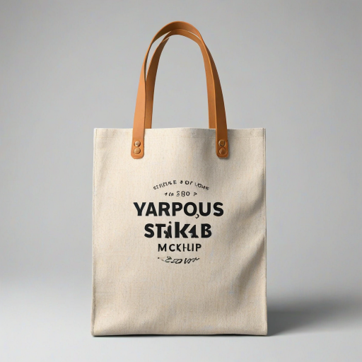 canvas bag mockup