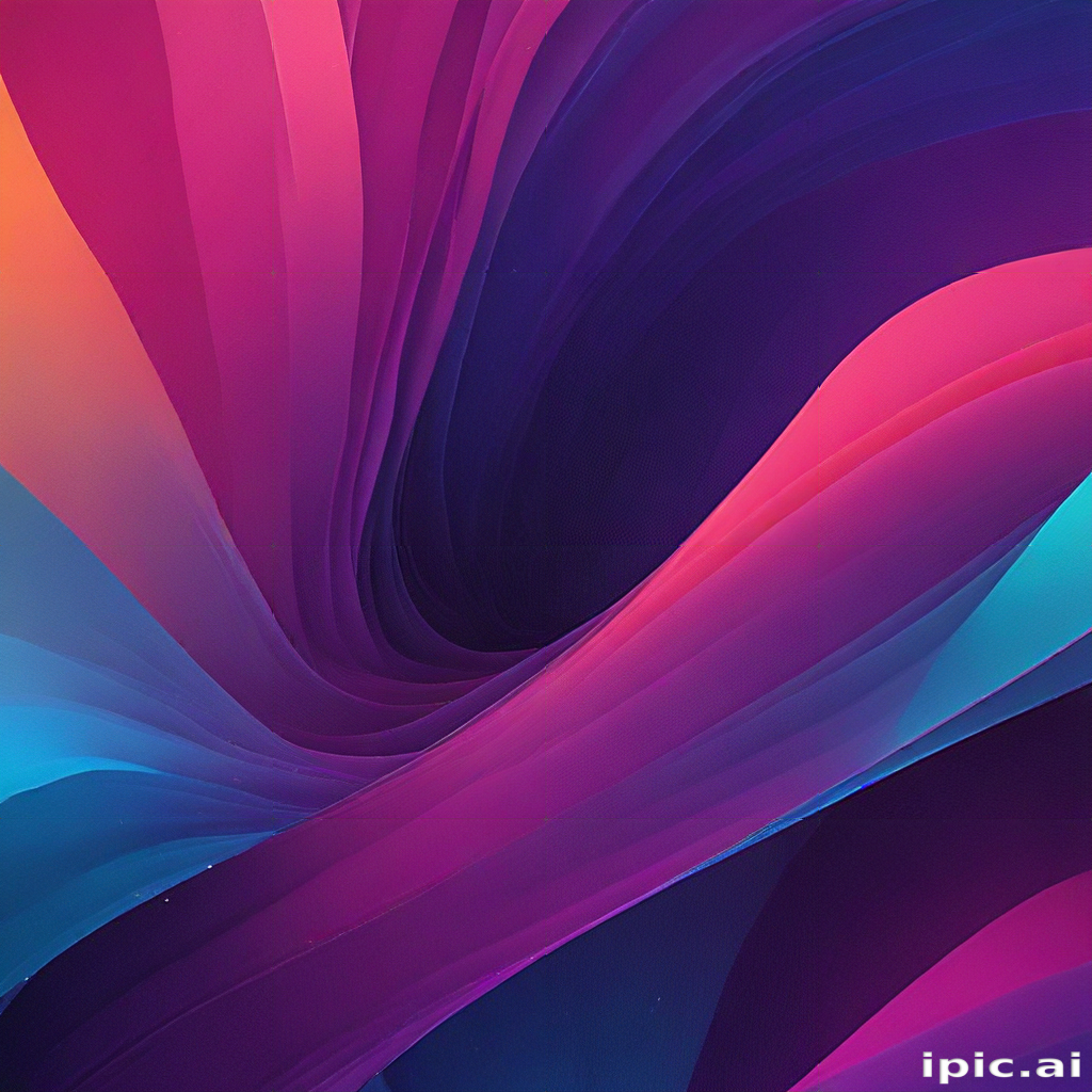 Vibrant Abstract Waves of Color Flowing in a Dreamlike Gradient Design.