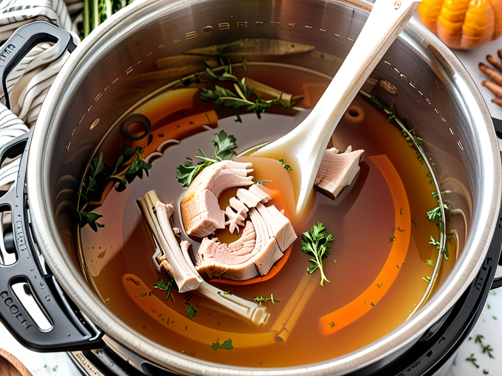 turkey bone broth instant pot