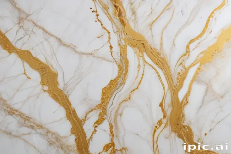 white and gold marble background