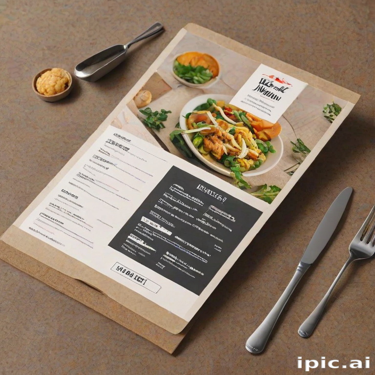 restaurant menu mockup free