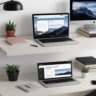 desktop mockup