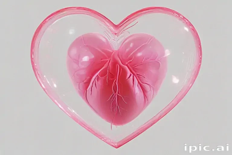 aesthetic transparent heart
