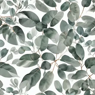eucalyptus clipart black and white