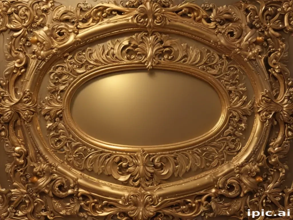 fancy gold frame