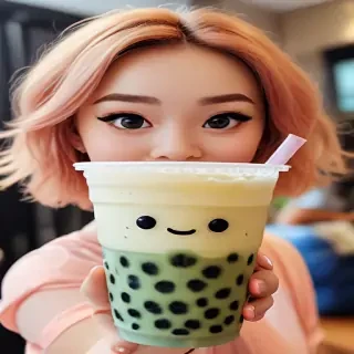 boba tea cute