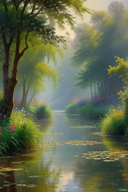monet paintings wallpaper