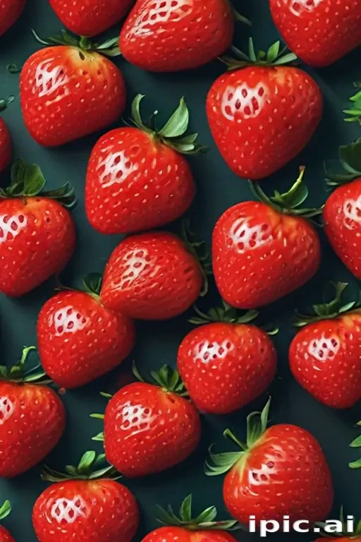 strawberry background aesthetic