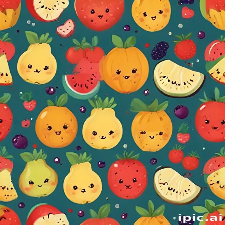 cute fruit backgrounds