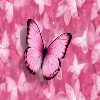images of pink butterflies
