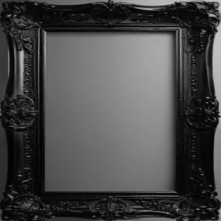 black frame transparent