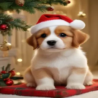 cute christmas dogs