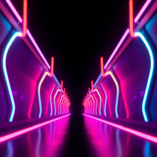 lock screen neon wallpaper iphone