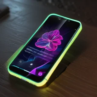 neon wallpaper iphone