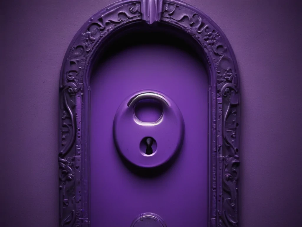 purple lock screen