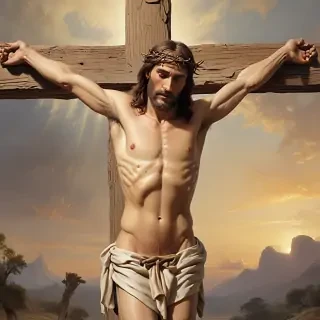jesus on the cross picture