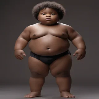 fat black kid