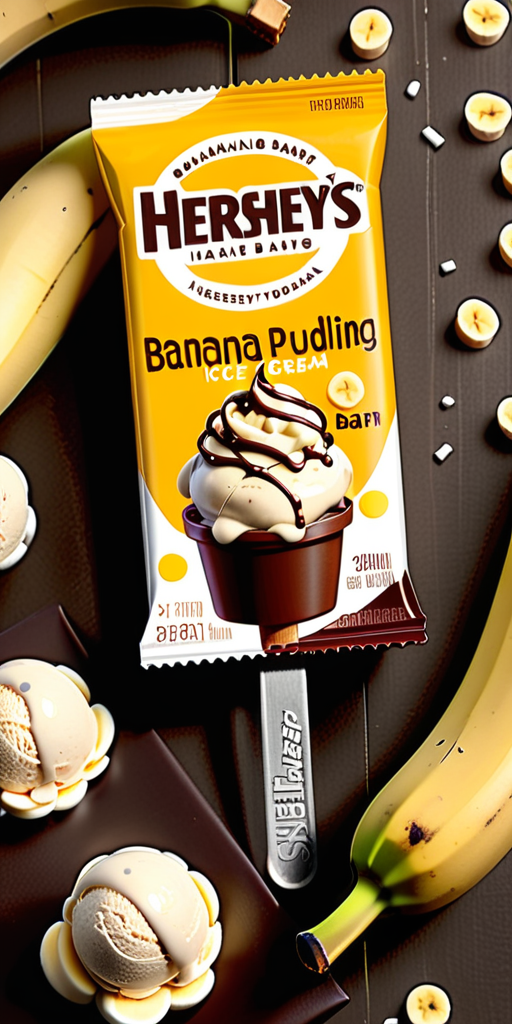 hershey's banana pudding ice cream bar