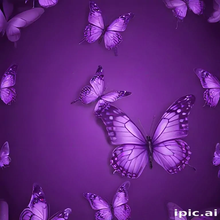 butterfly wallpaper purple