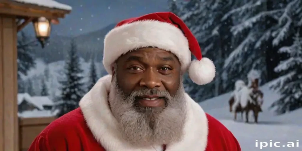 image of black santa