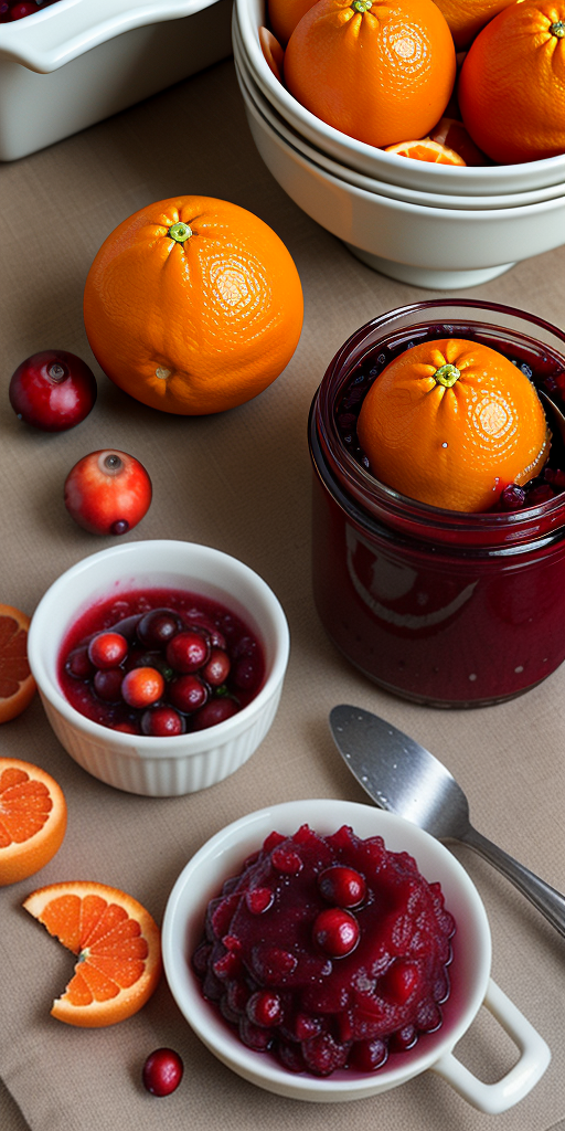 cranberry sauce with mandarin oranges