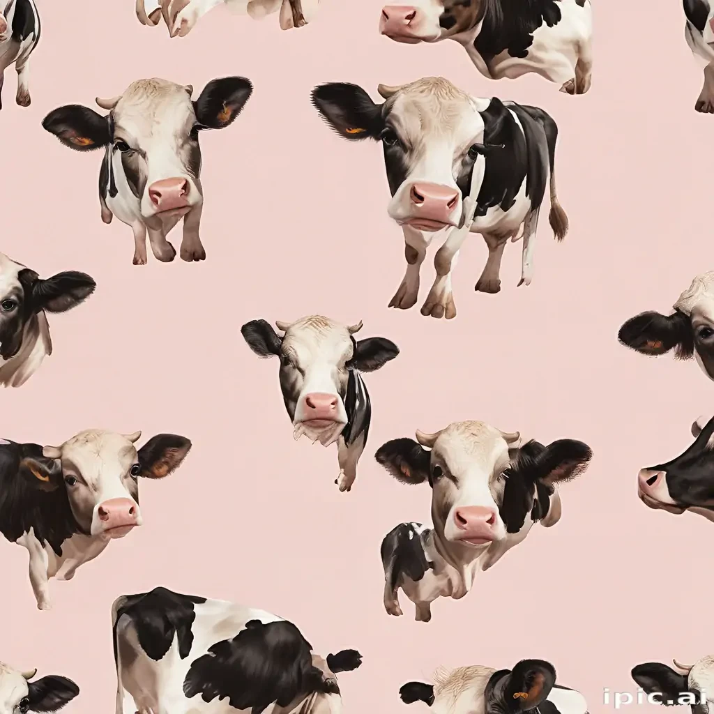 aesthetic cow print wallpaper